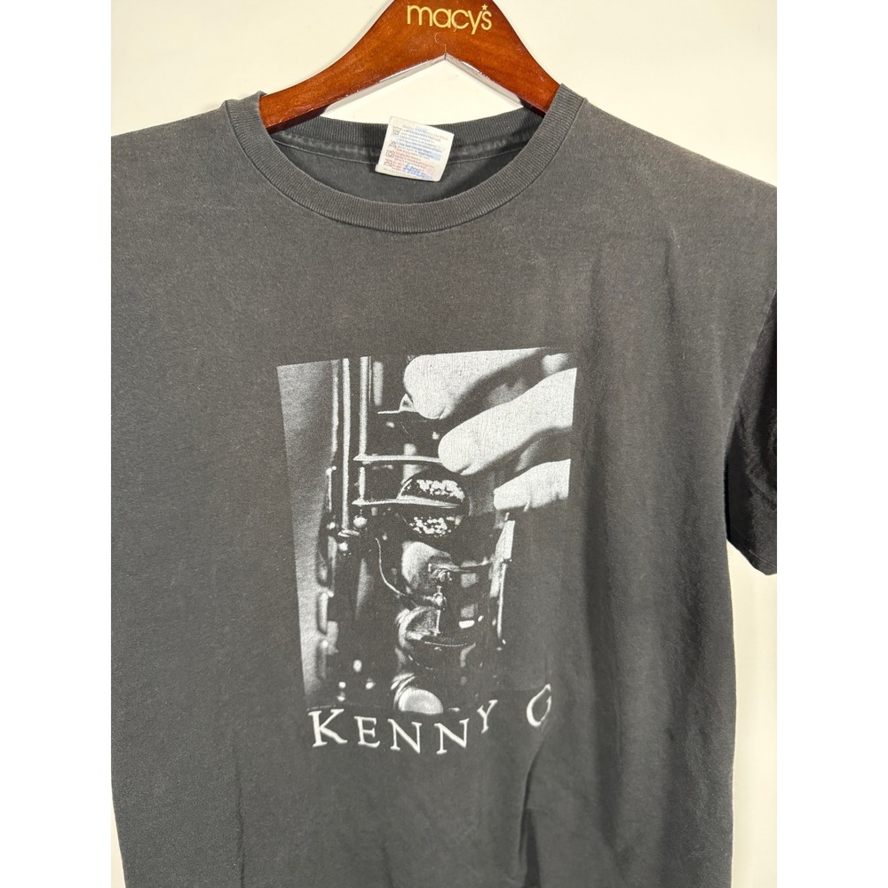 Vintage Kenny G Breathless Tour T-Shirt Hanes Ultraweight Black Mens Large 90s